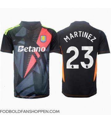 Aston Villa Emiliano Martinez #23 Målmand Udebanetrøje 2024-25 Kortærmet